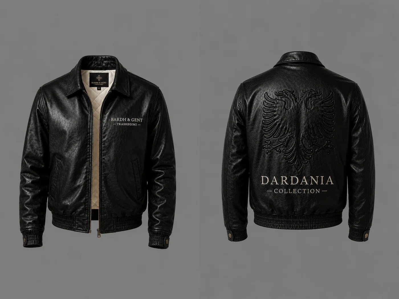 Dardania Leather in Zi — front and back