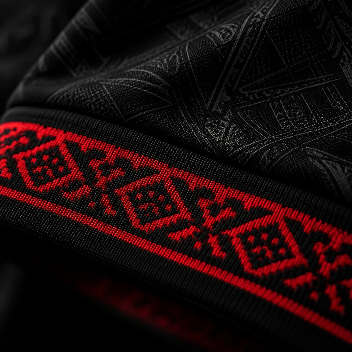 B&G football shirt — Balkan ornament in the fabric