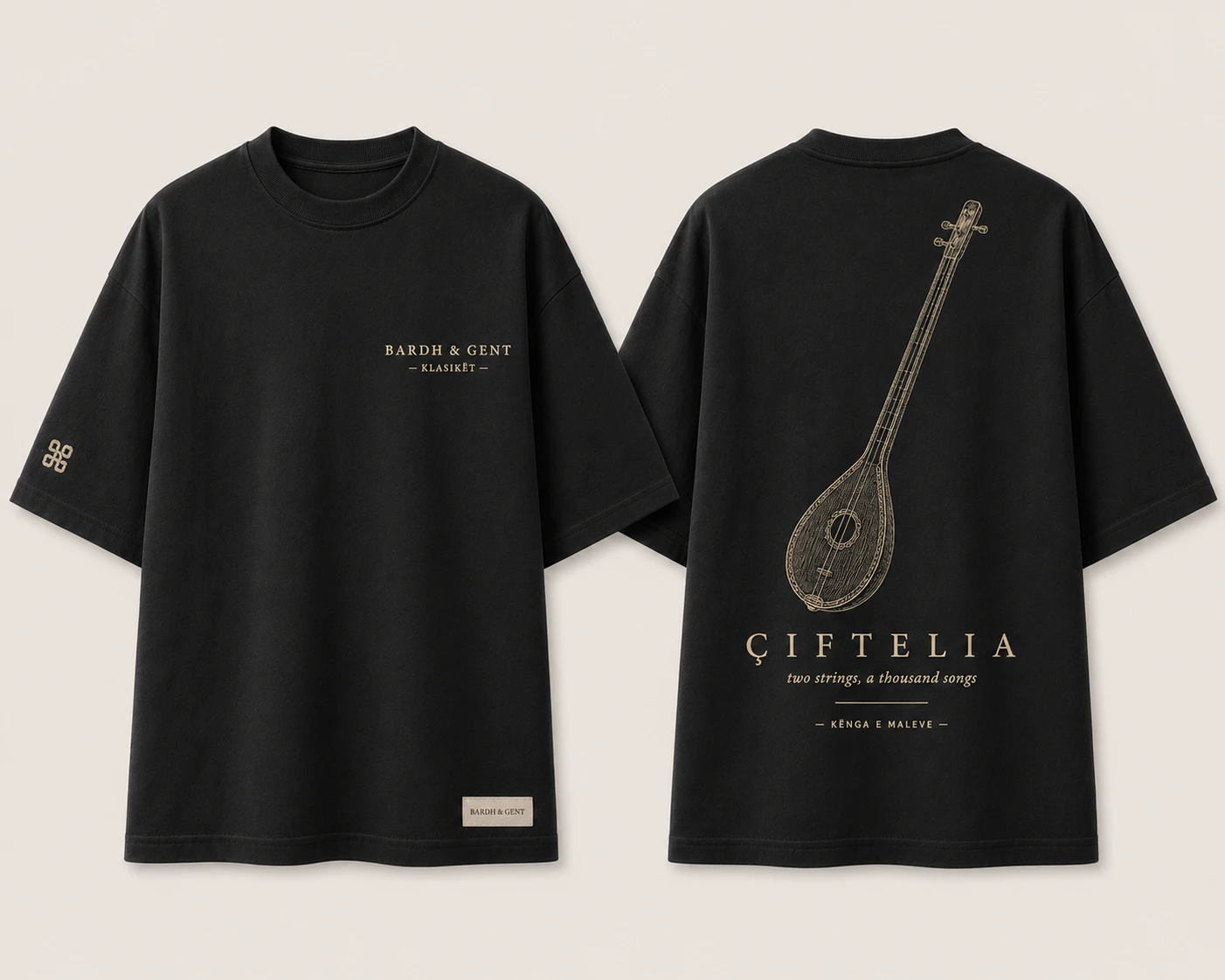 Çiftelia Tee — front and back
